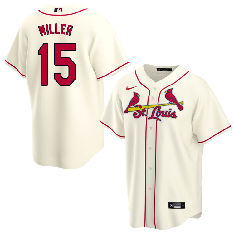 Nike Men #15 Brad Miller St.Louis Cardinals Baseball Jerseys Sale-Cream